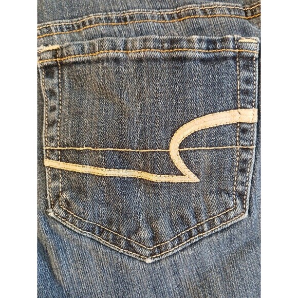 American Eagle Artist Stretch Med Wash Jeans 5 Pockets Women’s Size 12 - Picture 15 of 16